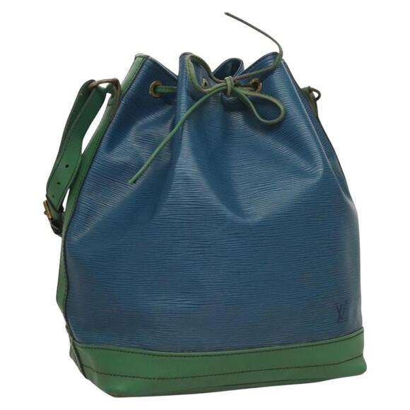 LOUIS VUITTON Epi Noe Shoulder Bag Bicolor Green Blue M44044 - Picture 1 of 16